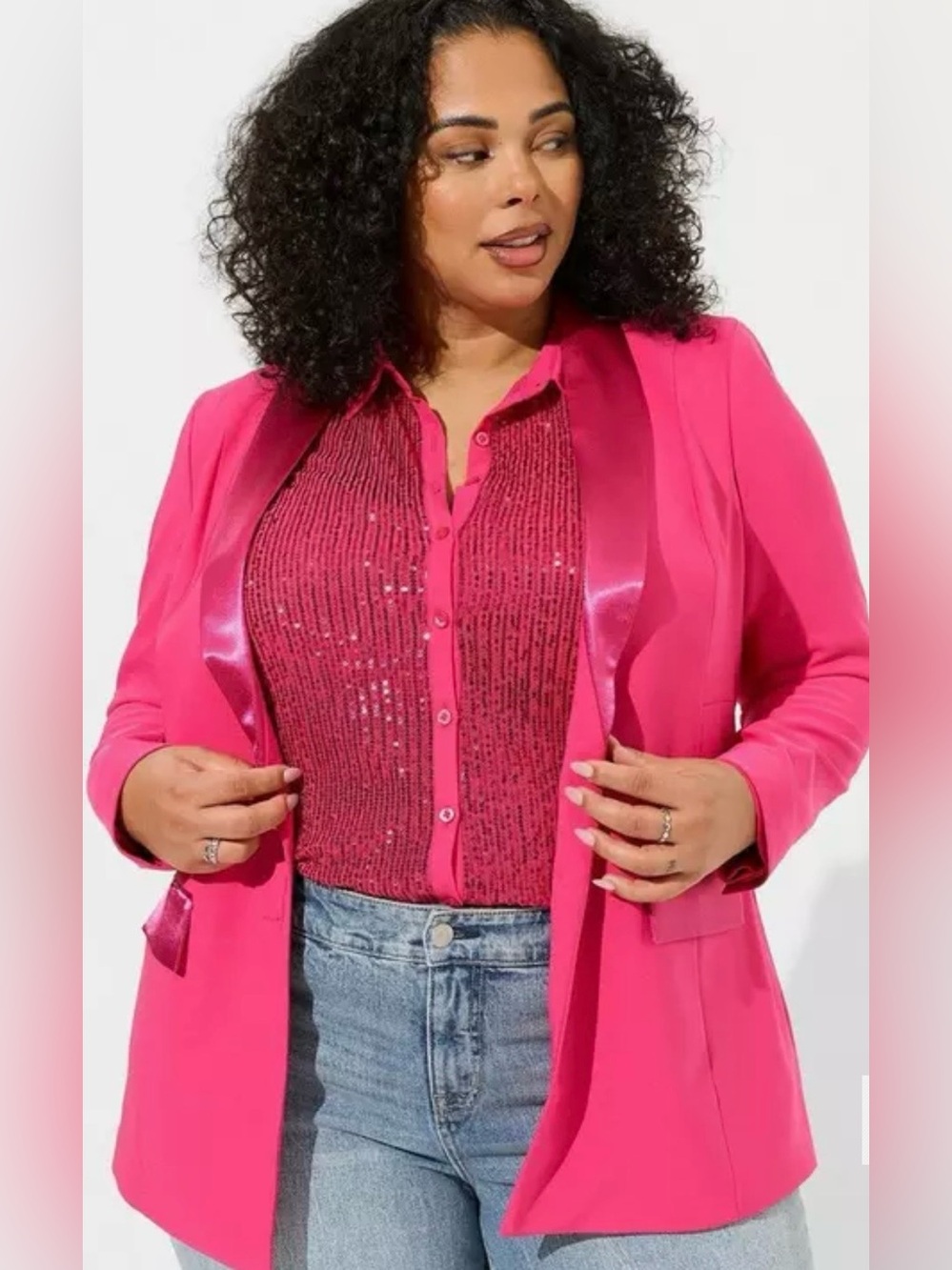 Pink Torrid Blazer
